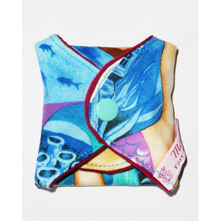 Serviette hygiénique lavable MERMAID (S)