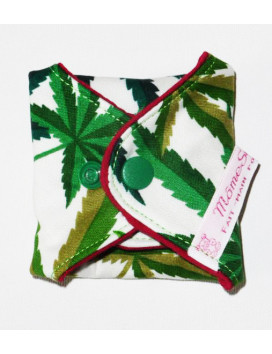 Serviette hygiénique lavable CANNABIS (S)