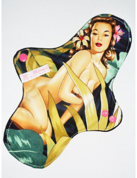 Serviette hygiénique lavable PIN-UP (L)