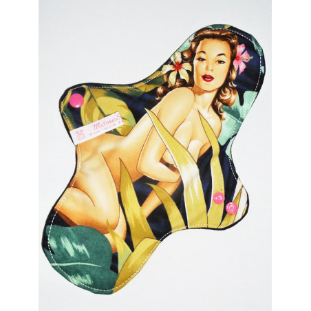 Serviette hygiénique lavable PIN-UP (L)