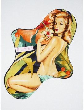 Serviette hygiénique lavable PIN-UP (L)