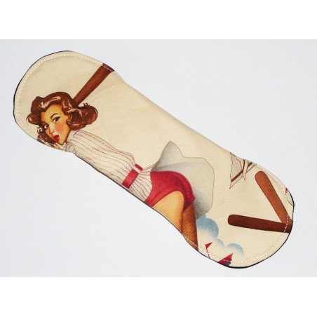 Serviette hygiénique lavable PIN-UP BASE-BALL (L)