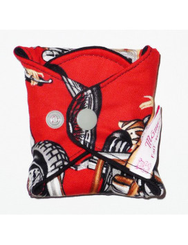 Serviette hygiénique lavable PIN-UP BIKER (L)