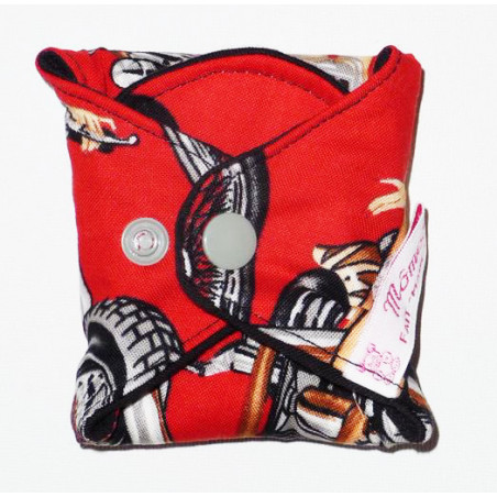 Serviette hygiénique lavable PIN-UP BIKER (L)