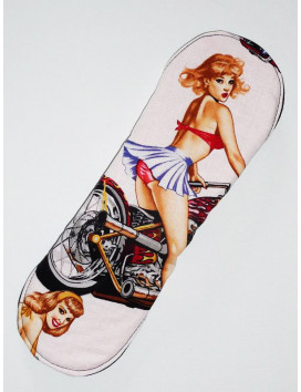 Serviette hygiénique lavable PIN-UP BIKER (XL/ Nuit)