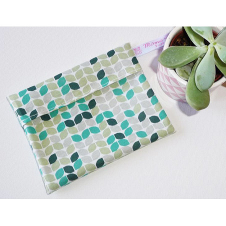 Pochette imperméable lavable et réutilisable GREEN RETRO