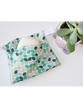 Pochette imperméable lavable et réutilisable GREEN RETRO