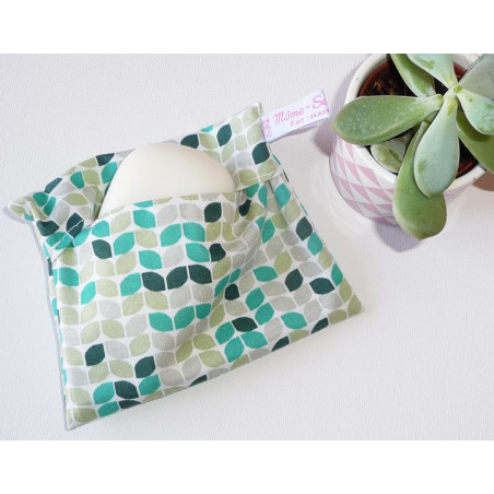 Pochette imperméable lavable et réutilisable GREEN RETRO