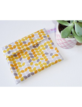 Washable and reusable waterproof pouch ORANGE RETRO