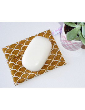 Pochette imperméable lavable et réutilisable ECAILLES CURRY