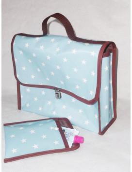 satchel nativo e Snack Bag per i bambini CIELO STELLATO