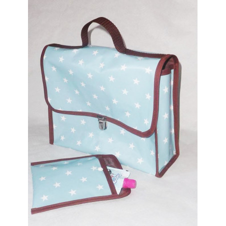 satchel nativo e Snack Bag per i bambini CIELO STELLATO