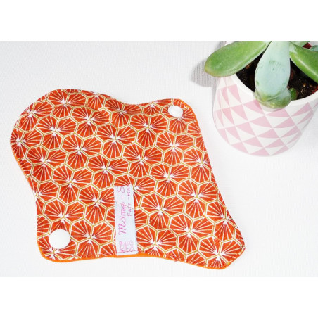 Protège-string lavable RIAD ORANGE (16 cm)