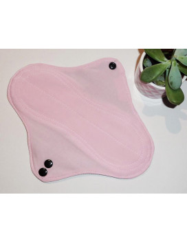 Serviette hygiénique lavable EVENTAILS ARGENT (M)