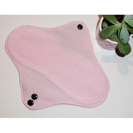 Serviette hygiénique lavable EVENTAILS ARGENT (M)