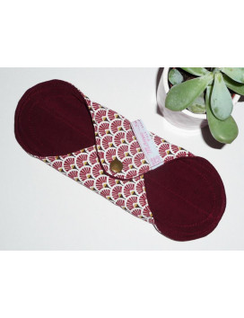 Washable sanitary napkin BORDEAUX FANS (S)