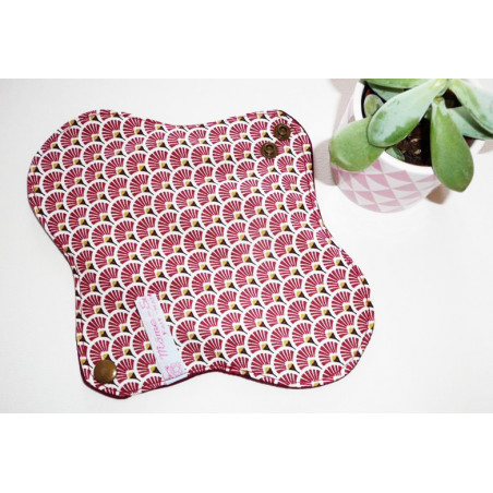 Washable sanitary napkin BORDEAUX FANS (S)