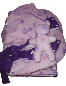 Komplettes Babyzimmer-Set (8 Stück) STARS SNOW