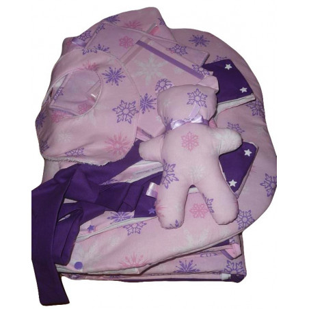 Komplettes Babyzimmer-Set (8 Stück) STARS SNOW