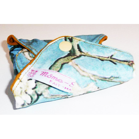 Serviette hygiénique lavable AMANDIER EN FLEURS (M)