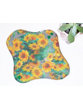 Washable sanitary napkin THE SUNFLOWERS (M)