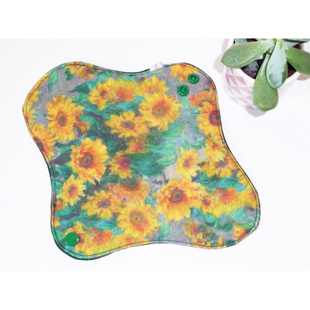 Washable sanitary napkin THE SUNFLOWERS (M)