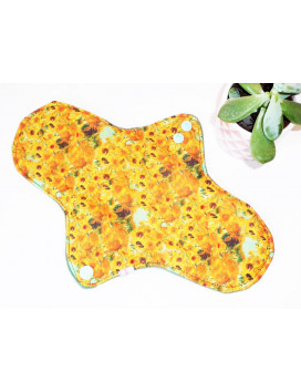 Washable sanitary napkin THE SUNFLOWERS (L)