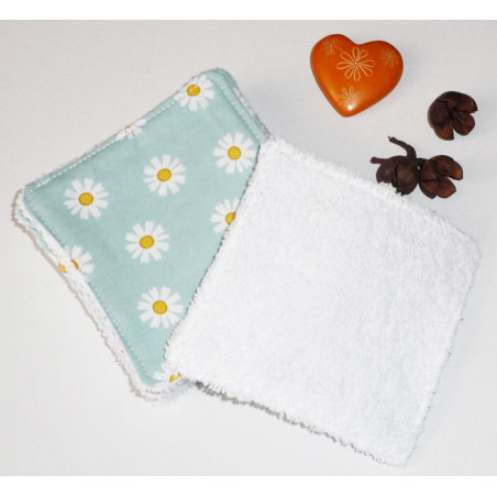 Large washable wipes (pack of 8) DAISY