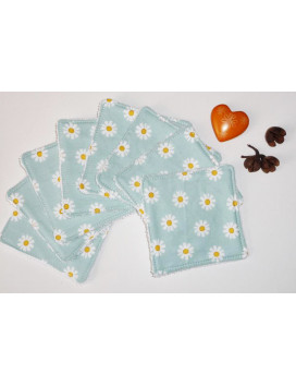 Grandes lingettes lavables (lot de 8) DAISY