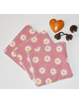 Grandes lingettes lavables (lot de 3) DAISY