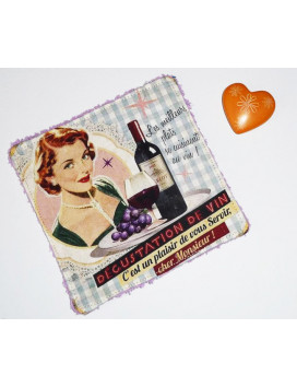 Washable washcloth zero waste RETRO VINTAGE