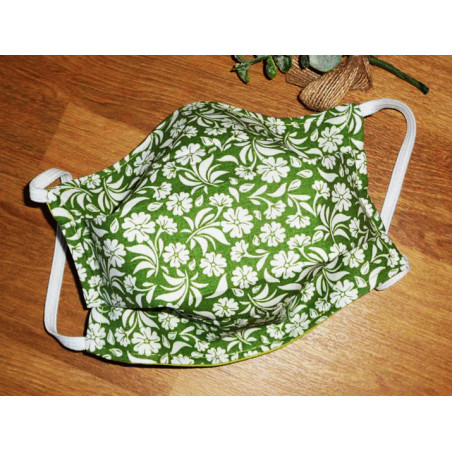 GARDEN reversible washable fabric mask