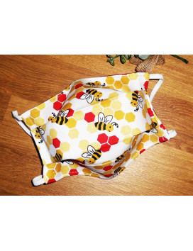 BEE reversible washable fabric mask