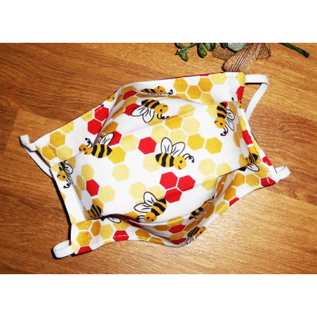 BEE reversible washable fabric mask