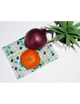 Pochette imperméable lavable et réutilisable GREEN RETRO