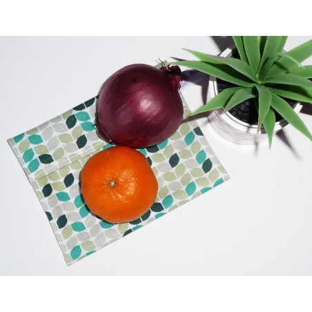 Pochette imperméable lavable et réutilisable GREEN RETRO