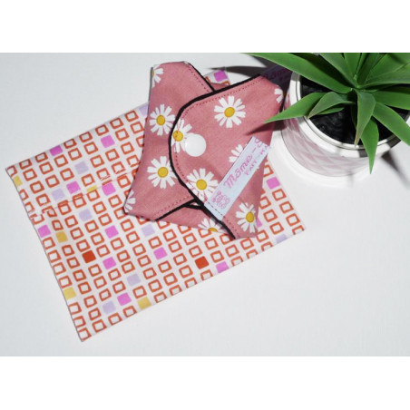 Pochette imperméable lavable et réutilisable CUBE RETRO