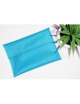 Washable and reusable waterproof pouch TURQUOISE