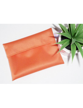 Pochette imperméable lavable et réutilisable ORANGE