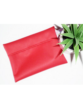 Washable and reusable waterproof pouch RED