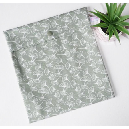 Washable and reusable freezer bag GINKGO (MEDIUM +)