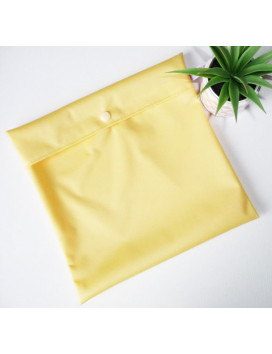 Washable and reusable freezer bag YELLOW (MEDIUM)