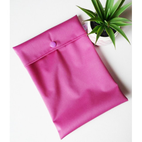 Washable and reusable freezer bag FUCHSIA (HALF-LONG)