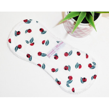 Washable panty liner without fastening LADYBUG (19 cm)