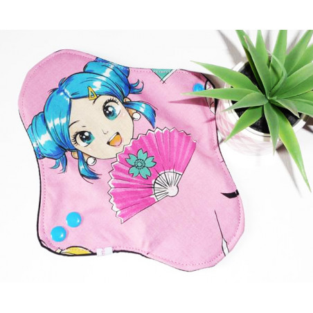 Serviette hygiénique lavable MANGA (S)