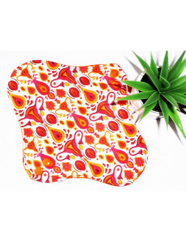 Serviette hygiénique lavable UTERUS RETRO (M)