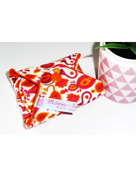 Serviette hygiénique lavable UTERUS RETRO (L)