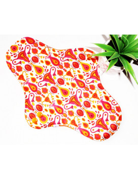 Washable sanitary napkin RETRO UTERUS (XL / NIGHT)