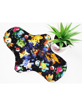 Serviette hygiénique lavable POKEMON (L)