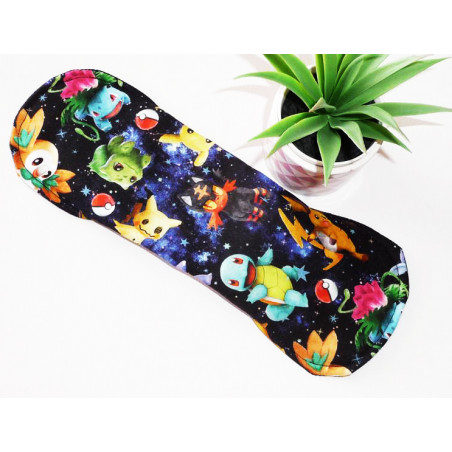 Serviette hygiénique lavable POKEMON (L)